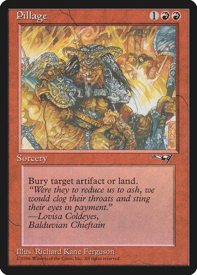 Image for Pillage (Alliances) (113) - Magic: The Gathering
