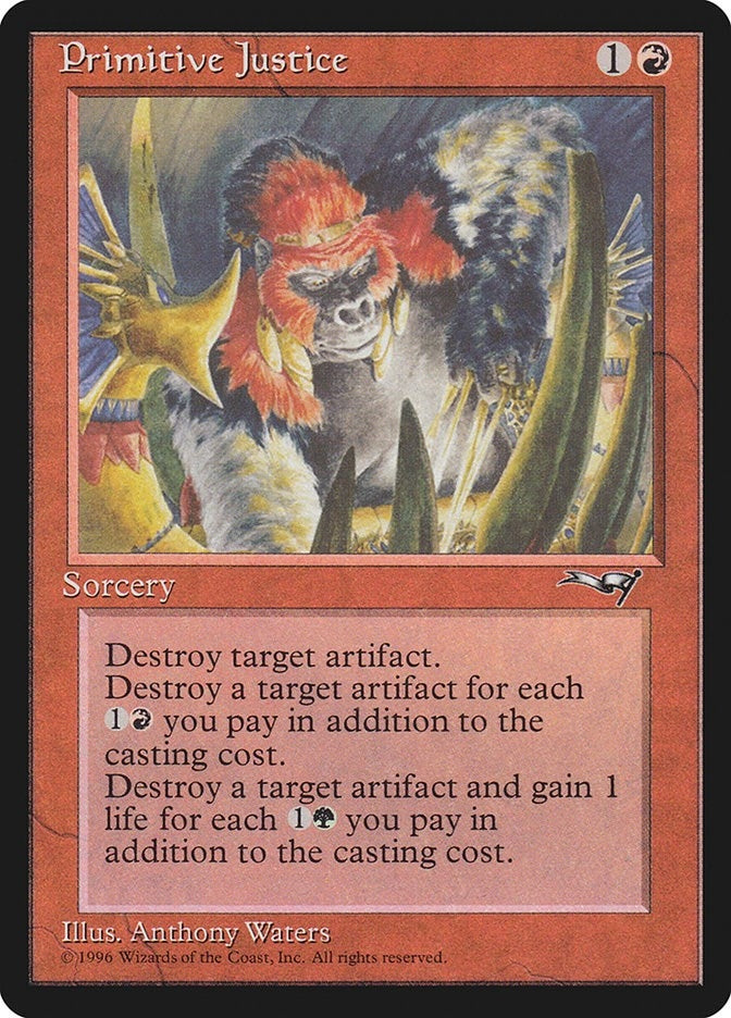 Image for Primitive Justice (Alliances) - Magic: The Gathering
