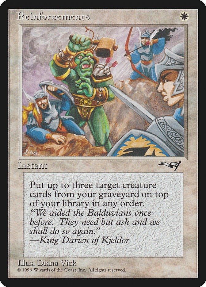 Image for Reinforcements (Orc) (Alliances) (143) - Magic: The Gathering