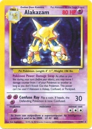 Image for Alakazam (Base Set) (001/102) - Pokemon