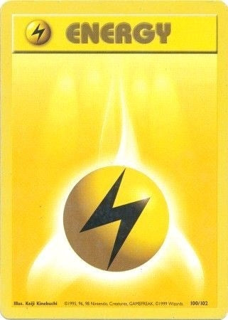 Image for Lightning Energy (Base Set) (100/102) - Pokemon