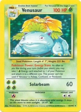 Image for Venusaur (Base Set) (015/102) - Pokemon