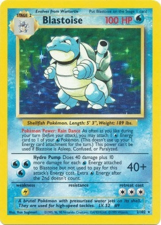 Image for Blastoise (Base Set) (002/102) - Pokemon