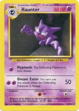 Image for Haunter (Base Set) (029/102) - Pokemon