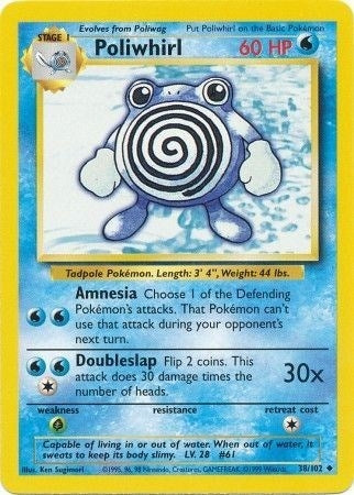 Image for Poliwhirl (Base Set) (038/102) - Pokemon