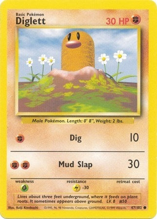 Image for Diglett (Base Set) (047/102) - Pokemon