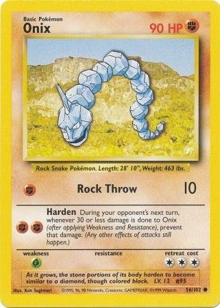 Image for Onix (Base Set) (056/102) - Pokemon
