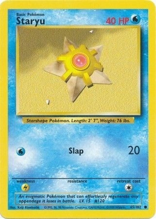 Image for Staryu (Base Set) (065/102) - Pokemon