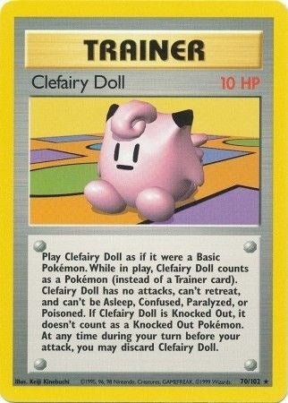 Image for Clefairy Doll (Base Set) (070/102) - Pokemon
