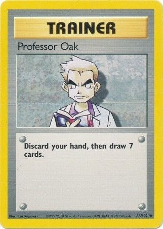 Image for Professor Oak (Base Set) (088/102) - Pokemon