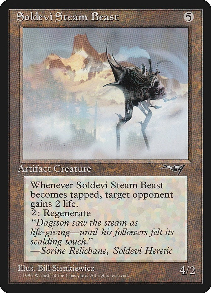 Image for Soldevi Steam Beast (Alliances) (178) - Magic: The Gathering