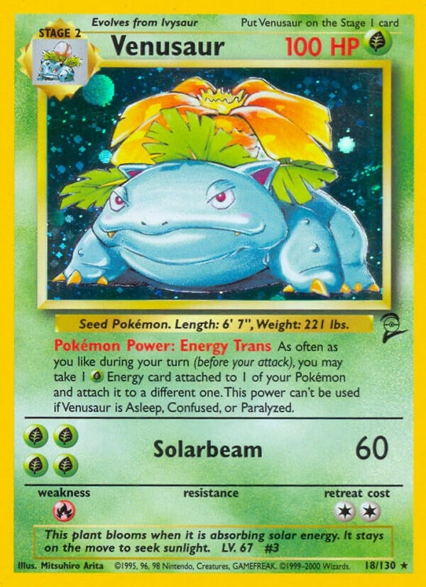 Image for Venusaur (Base Set 2) (018/130) - Pokemon