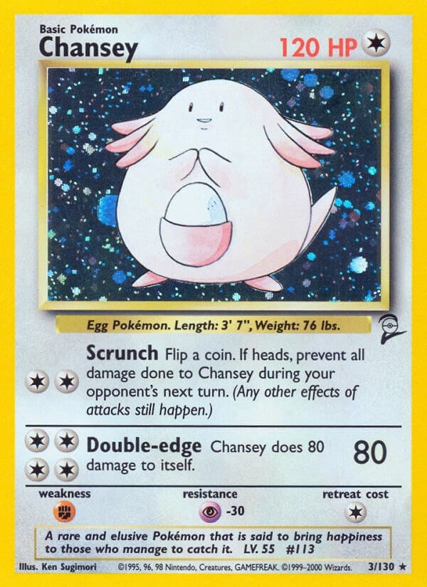Image for Chansey (Base Set 2) (003/130) - Pokemon