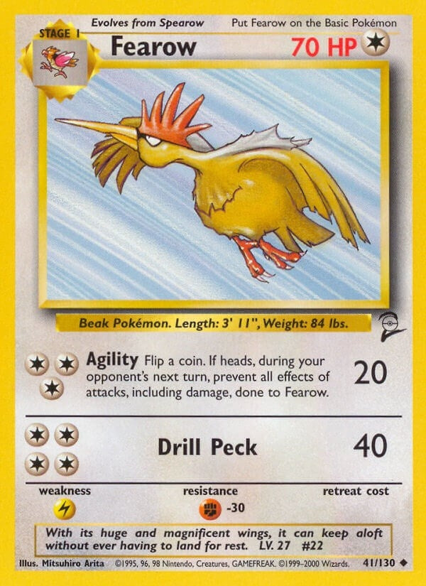 Image for Fearow (Base Set 2) (041/130) - Pokemon