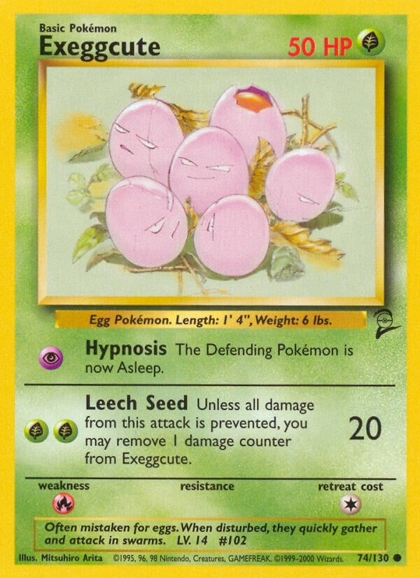 Image for Exeggcute (Base Set 2) (074/130) - Pokemon