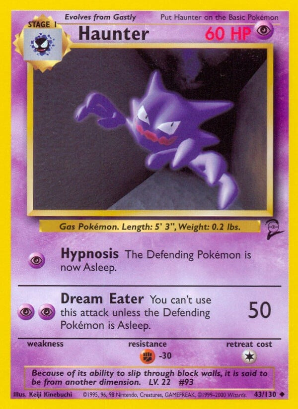 Image for Haunter (Base Set 2) (043/130) - Pokemon