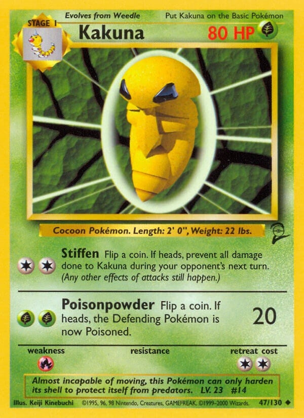 Image for Kakuna (Base Set 2) (047/130) - Pokemon