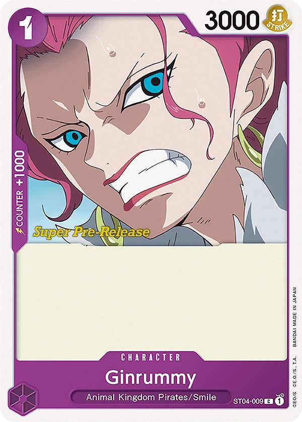 Image for Ginrummy (Super Pre-Release Starter Deck 4: Animal Kingdom Pirates) (ST04-009) - One Piece Card Game