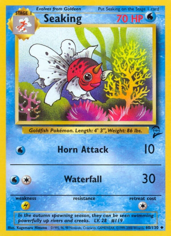 Image for Seaking (Base Set 2) (060/130) - Pokemon