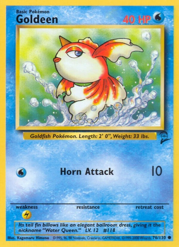 Image for Goldeen (Base Set 2) (076/130) - Pokemon