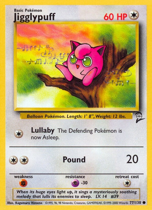Image for Jigglypuff (Base Set 2) (077/130) - Pokemon