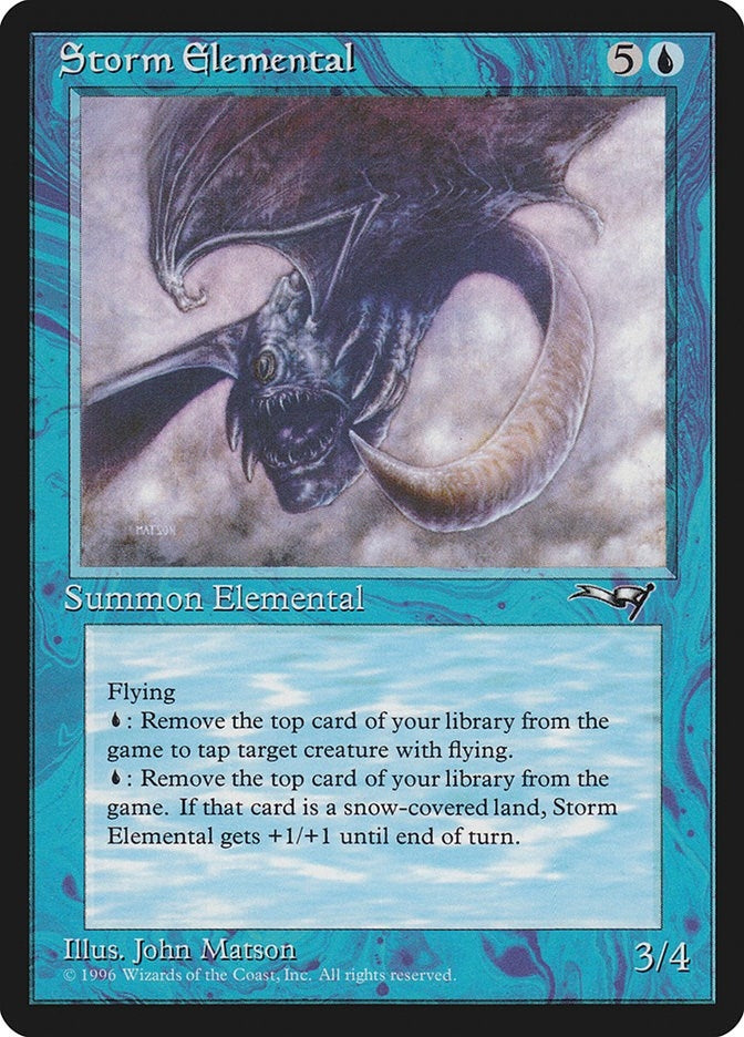 Image for Storm Elemental (Alliances) - Magic: The Gathering