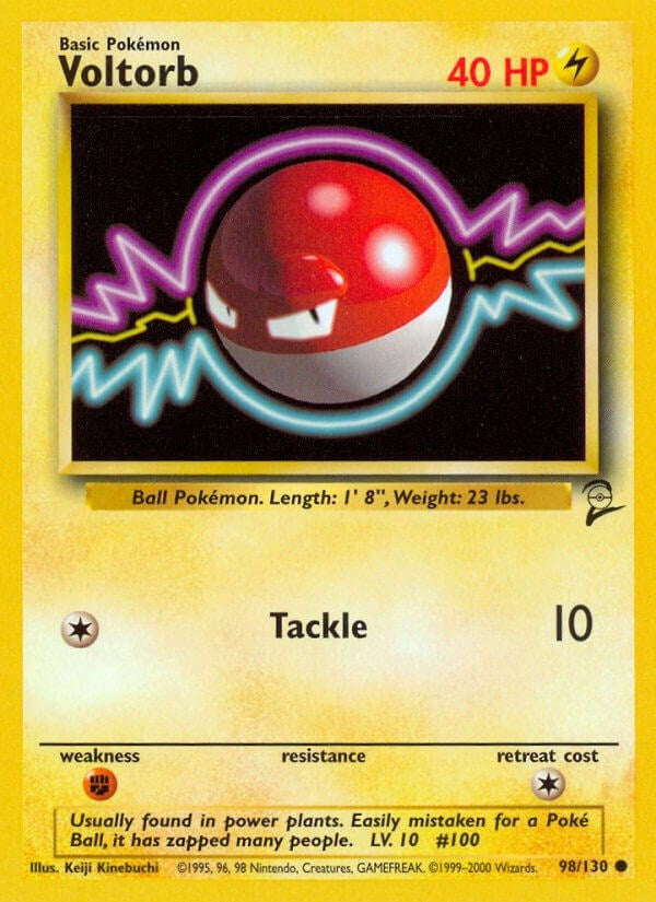 Image for Voltorb (Base Set 2) (098/130) - Pokemon