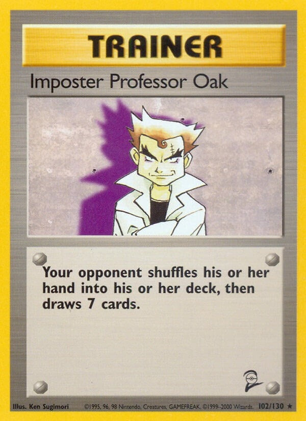Image for Imposter Professor Oak (Base Set 2) (102/130) - Pokemon
