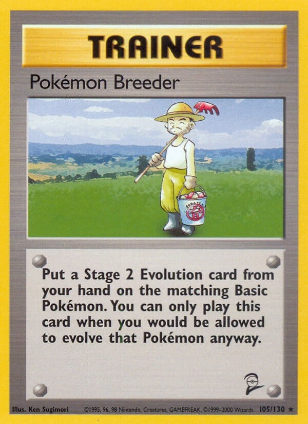 Image for Pokemon Breeder (Base Set 2) (105/130) - Pokemon