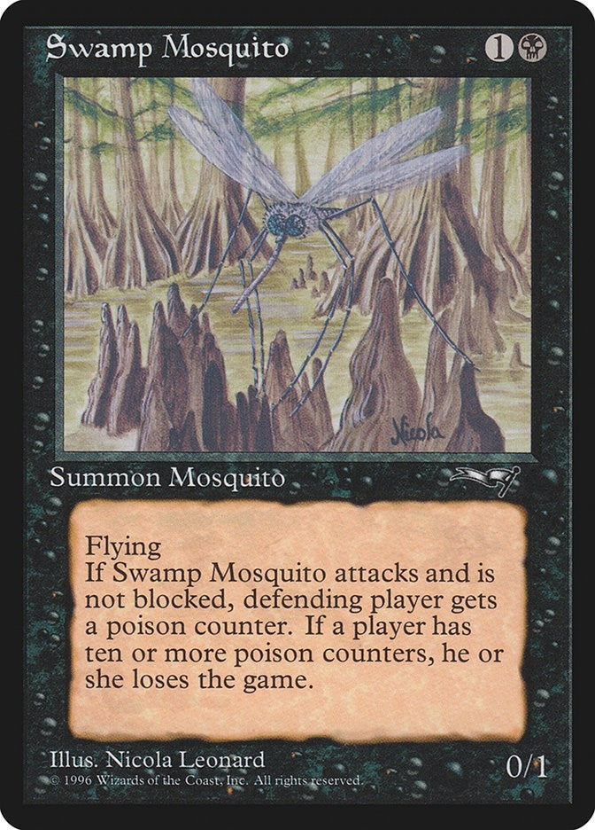 Image for Swamp Mosquito (Brown Trees) (Alliances) (31) - Magic: The Gathering