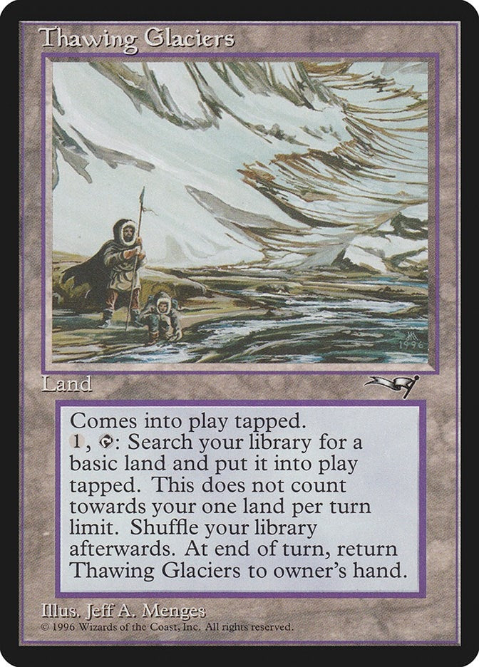 Image for Thawing Glaciers (Alliances) (189) - Magic: The Gathering