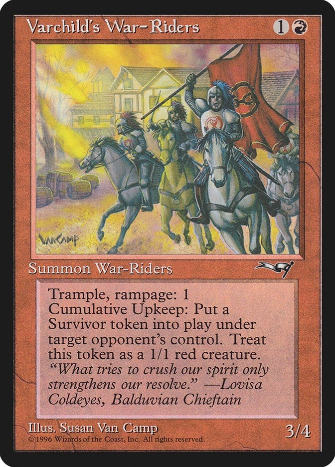 Image for Varchild's War-Riders (Alliances) (122) - Magic: The Gathering