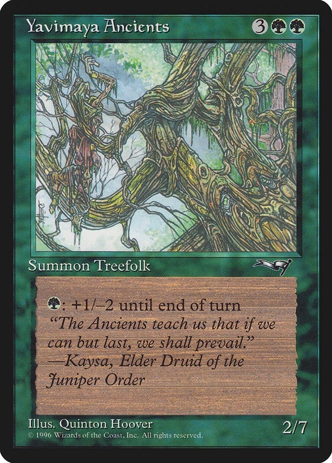 Image for Yavimaya Ancients (Alliances) (92) - Magic: The Gathering