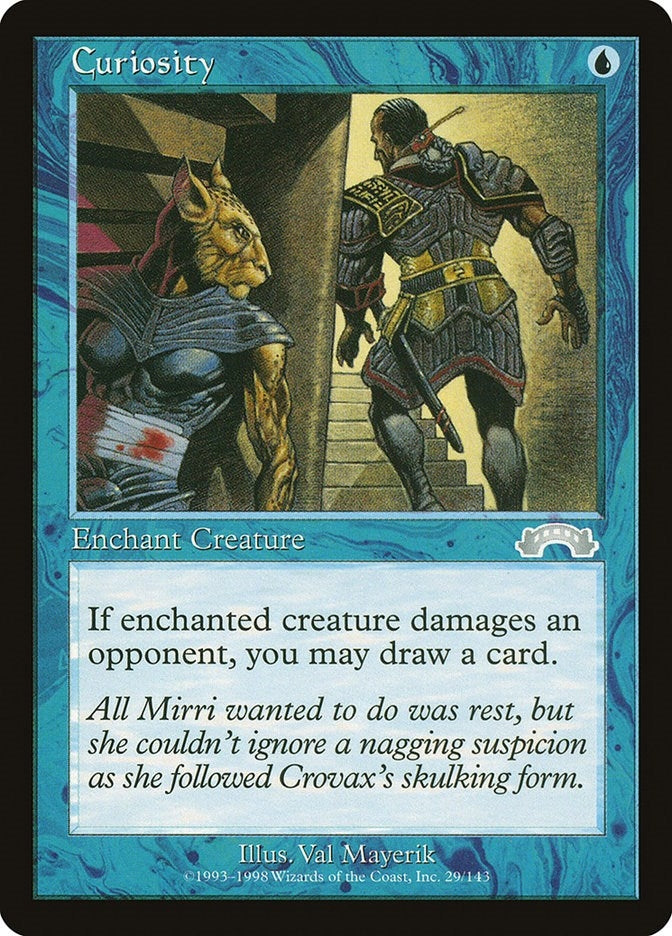 Image for Curiosity (Exodus) (29) - Magic: The Gathering