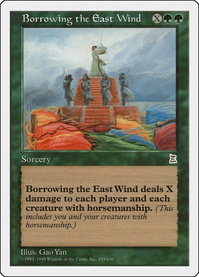 Image for Borrowing the East Wind (Portal Three Kingdoms) (133) - Magic: The Gathering