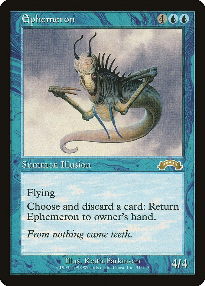 Image for Ephemeron (Exodus) (31) - Magic: The Gathering