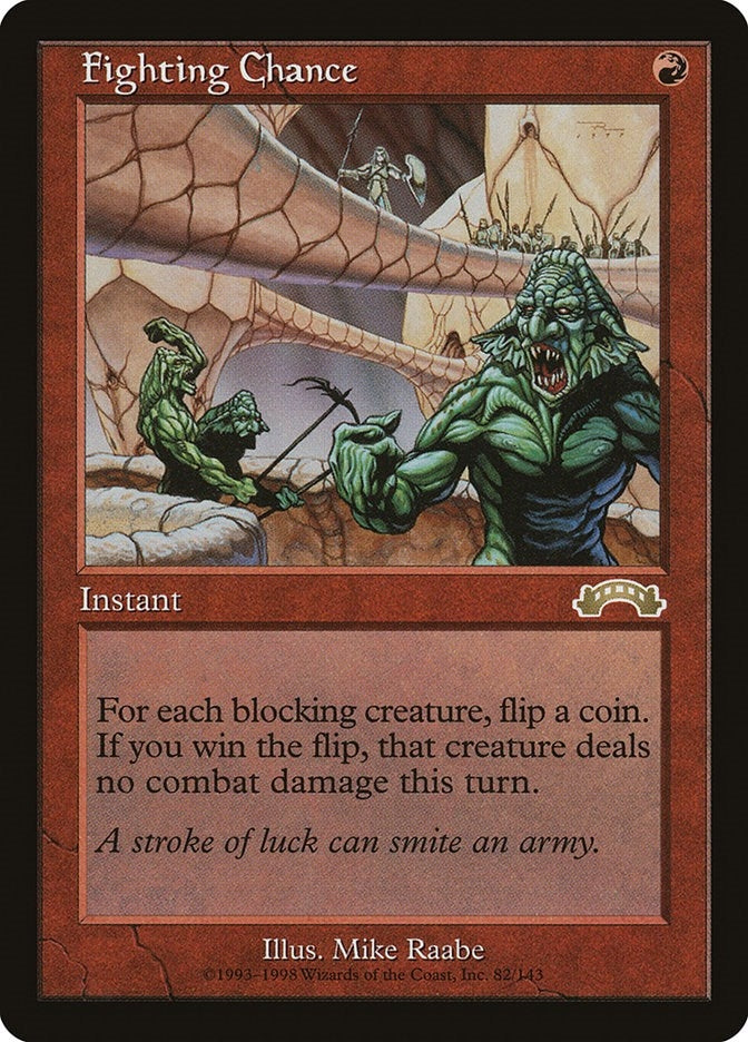 Image for Fighting Chance (Exodus) (82) - Magic: The Gathering