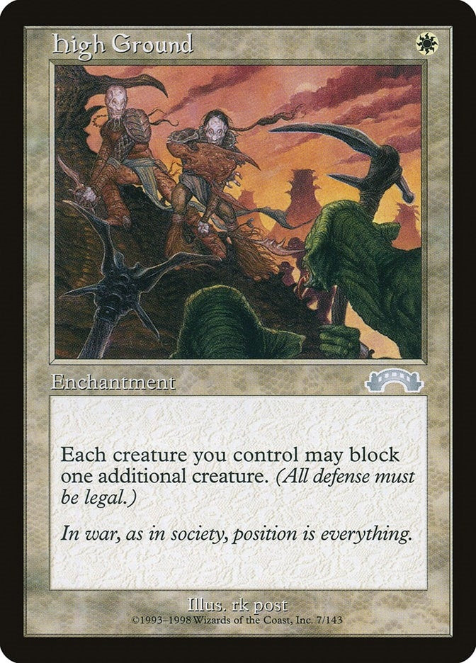 Image for High Ground (Exodus) (7) - Magic: The Gathering