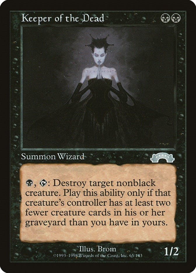 Image for Keeper of the Dead (Exodus) (65) - Magic: The Gathering
