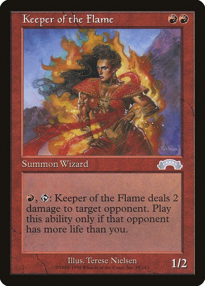 Image for Keeper of the Flame (Exodus) (85) - Magic: The Gathering