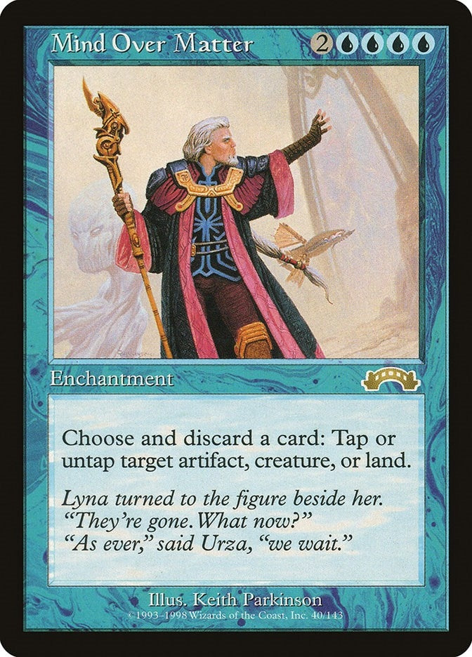 Image for Mind Over Matter (Exodus) (40) - Magic: The Gathering