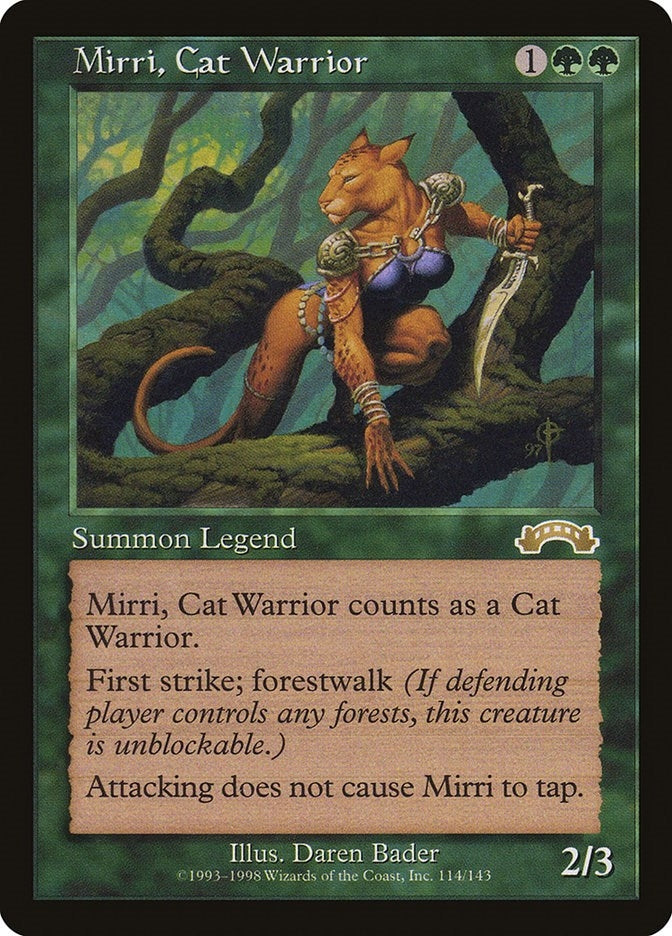 Image for Mirri, Cat Warrior (Exodus) (114) - Magic: The Gathering