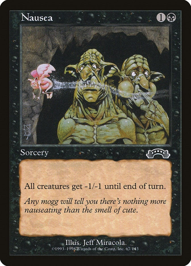 Image for Nausea (Exodus) (67) - Magic: The Gathering