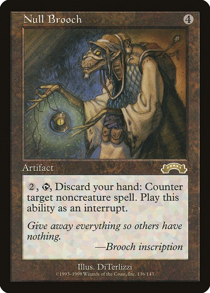 Image for Null Brooch (Exodus) (136) - Magic: The Gathering