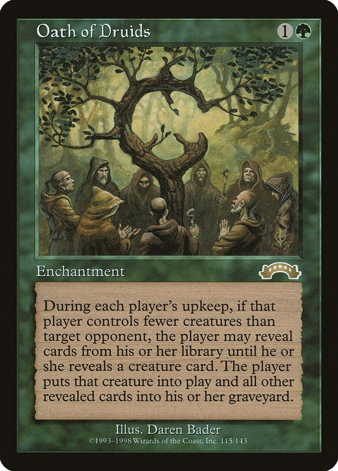 Image for Oath of Druids (Exodus) (115) - Magic: The Gathering