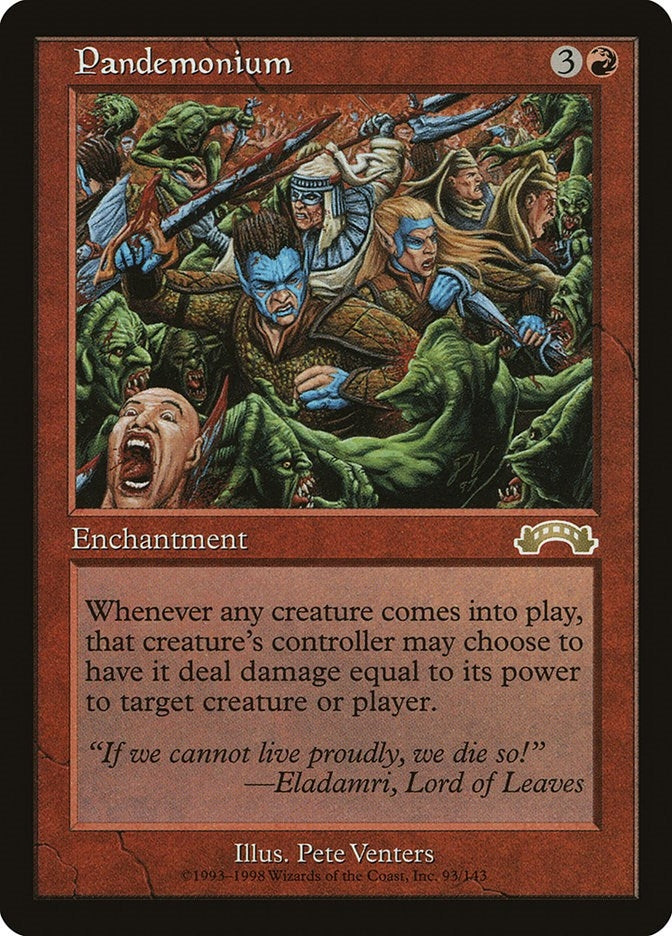 Image for Pandemonium (Exodus) (93) - Magic: The Gathering