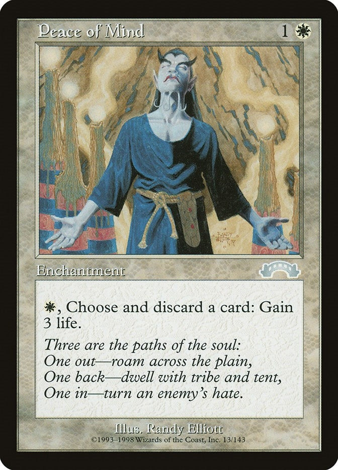 Image for Peace of Mind (Exodus) (13) - Magic: The Gathering