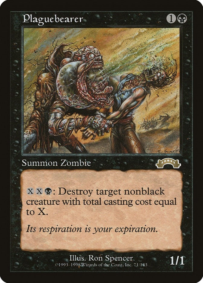 Image for Plaguebearer (Exodus) (71) - Magic: The Gathering