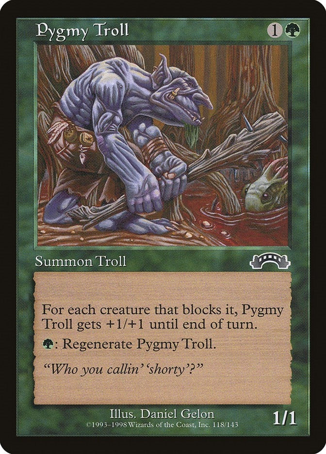 Image for Pygmy Troll (Exodus) (118) - Magic: The Gathering