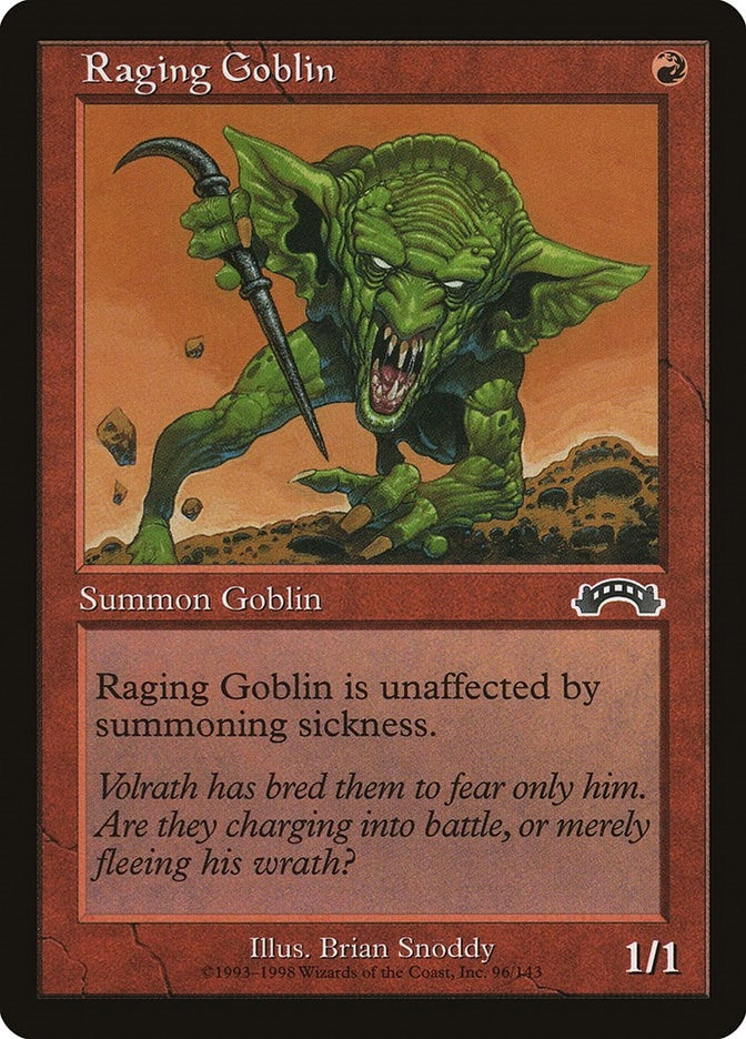 Image for Raging Goblin (Exodus) (96) - Magic: The Gathering